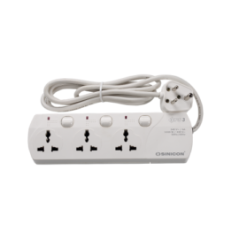 PES 3Way 2M Universal Socket 6Amps